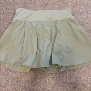Light Green Athletic Skort